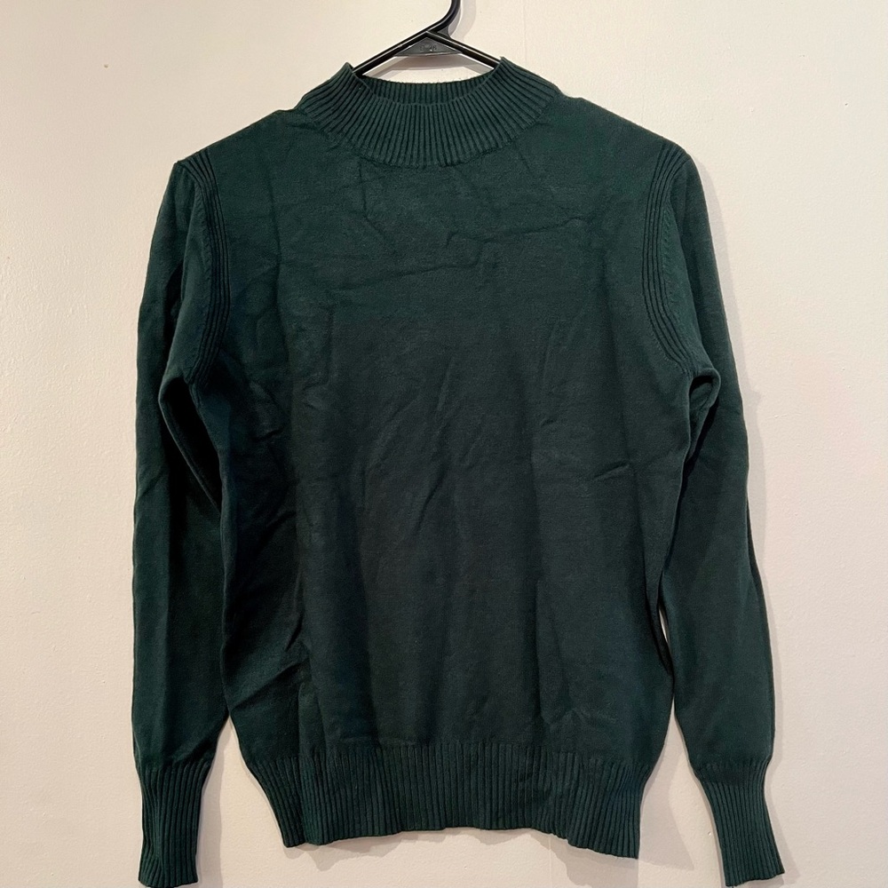 Basic Milano Women’s Forest Green Sweater